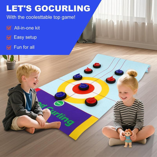 💗Nuevo juego de curling familiar de mesa 2025☄️☄️ ¡Divertido, atractivo y perfecto para todas las edades!