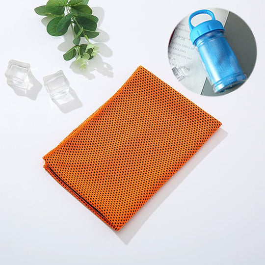 ⏰Summer Sale Buy 1 Get 1 Free❄💦Cold Sweat Towel You Can Use Anywhere, Anytime! Reusable Soft Absorbent Cooling Portable– UK Ready!