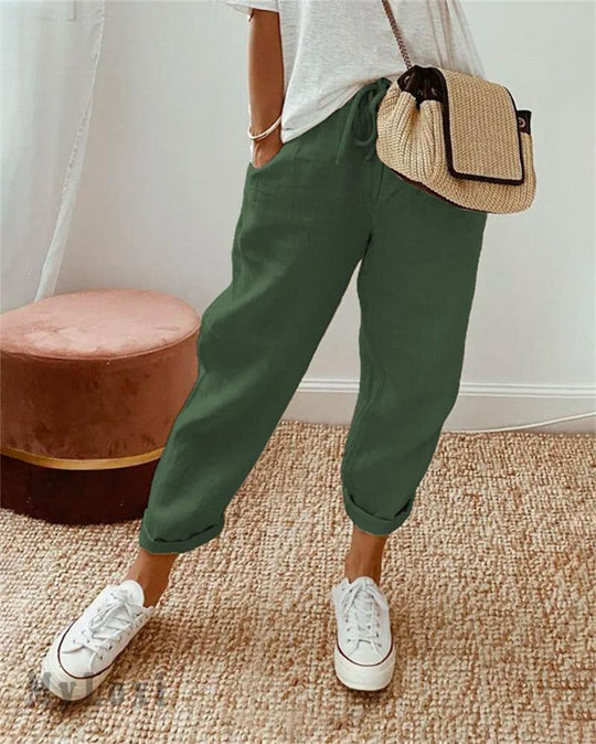 👖 20% OFF NOW ! ⚡ Casual Cotton and Linen Pants for Women – Skin-friendly Breathable, Loose Fit & All-match Daily Wear Design ☁️