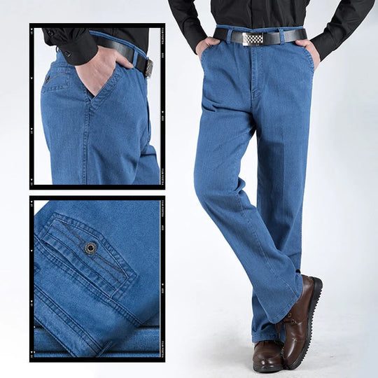 🔥Hot Sale - 49% OFF🔥Men’s High Waist Straight Fit Jeans