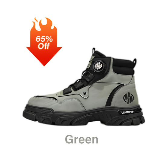 🔥50% OFF🔥Men's Outdoor Swivel Buckle Work Shoes 🔄👞 – Waterproof 💦, Anti-slip 🚶‍♂️, Comfortable , Breathable 🌬️