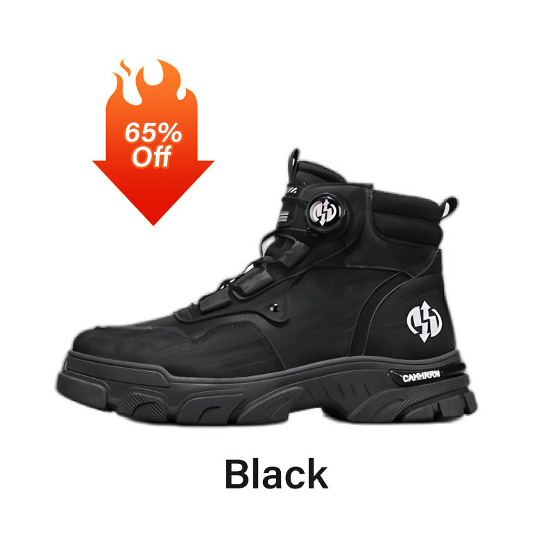 🔥50% OFF🔥Men's Outdoor Swivel Buckle Work Shoes 🔄👞 – Waterproof 💦, Anti-slip 🚶‍♂️, Comfortable , Breathable 🌬️