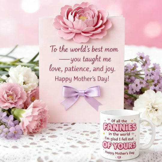 🌸🎁 Taza del Día de la Madre: "De todas las mujeres del mundo, me alegro de haberme caído de la tuya"