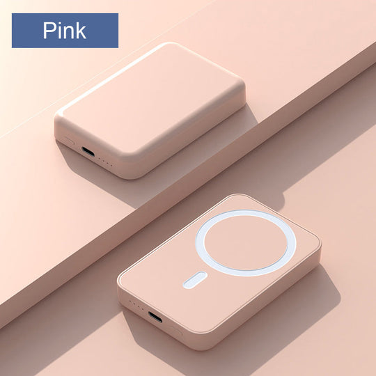 📢FLASH SALE !⏰50% OFF !! ⏰ Fast Charge Portable Wireless Magnetic Power Bank – 15W Fast Charging, Strong Magnetic Adsorption & High Capacity 📱