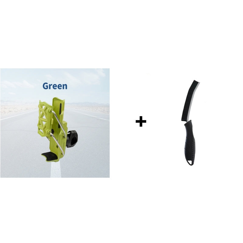 🎁 Offre promotionnelle à durée limitée 🔥Porte-bouteille de vélo adaptatif et brosse de nettoyage