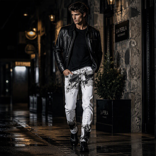 Men's Trendy Camo Slim Jeans