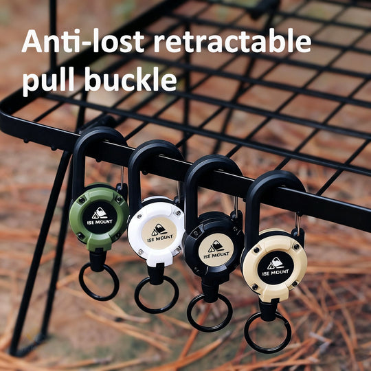 🥳2026 HOT SALE🥳💞50K+ SOLD!🔑🎣 50% OFF! Retractable Carabiner Keychain – 65cm steel lanyard, 100,000 pull cycles. Lightweight & sturdy. No more fumbling for keys! 🧗✨