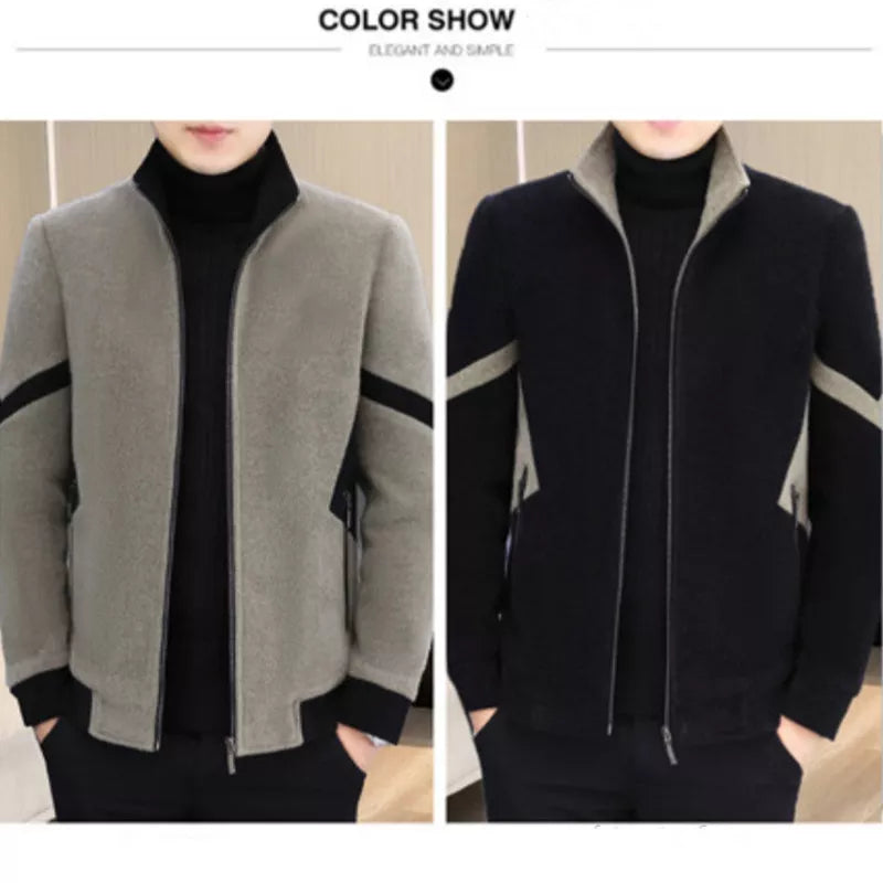 🧥 60% OFF! ❄️ MEN'S TWEED COAT - Thickened Lining & Wool Blend, Vintage Style with Modern Fit, Perfect for Winter Business and Casual Occasions 🌟🧳