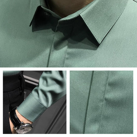 🔥2026 HOT SALE🔥Men's Wrinkle-Free Button-Down Shirt