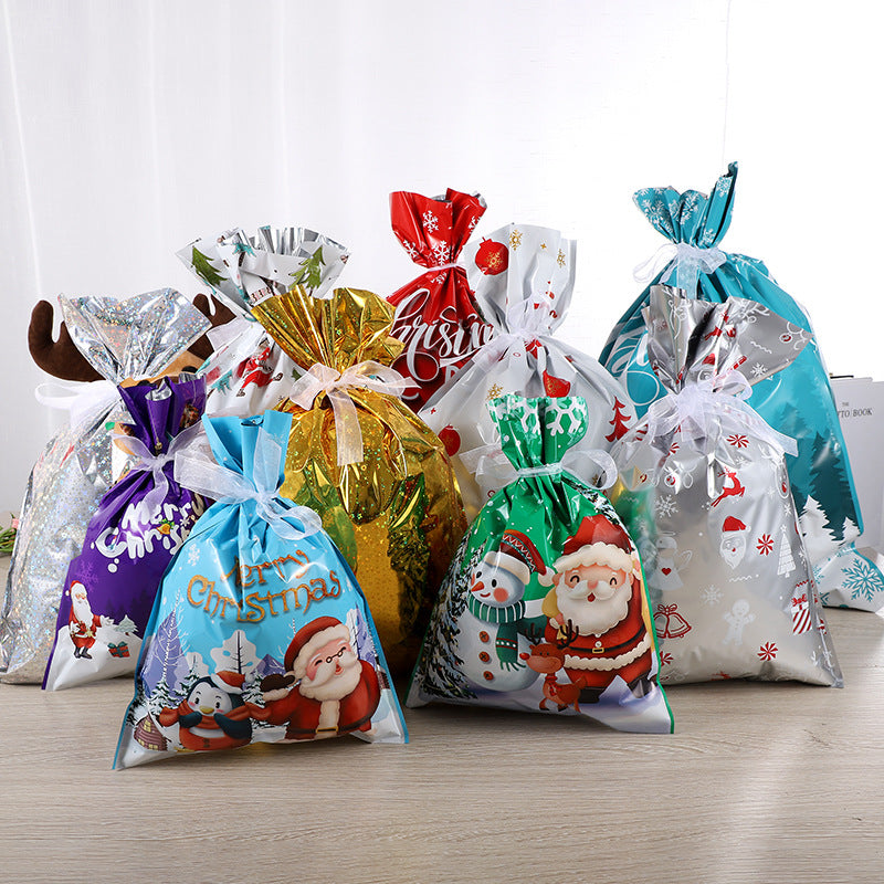 🎅Soldes de Noël - Jusqu'à 50 % de réduction🔥Sacs cadeaux de Noël à cordon MerryPouch