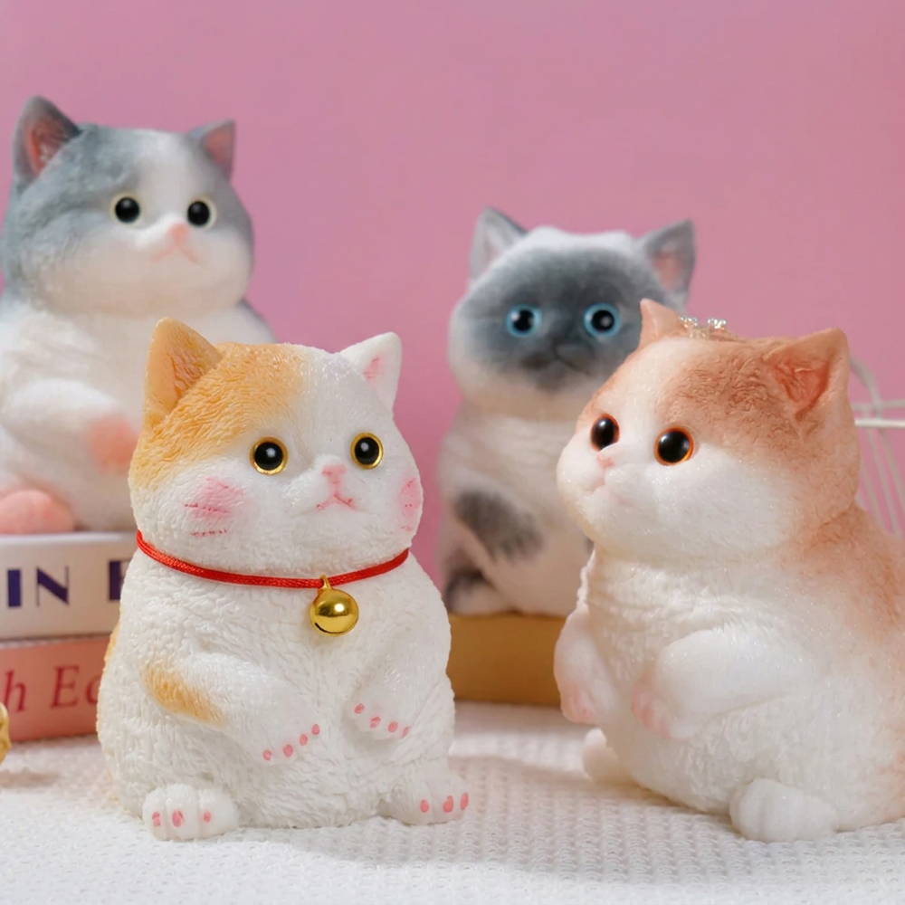 🎁Time-Sensitive Exclusive Deal!🐱Soft and Cuddly Cat – Stress-Relief Squeezable Toy❤️