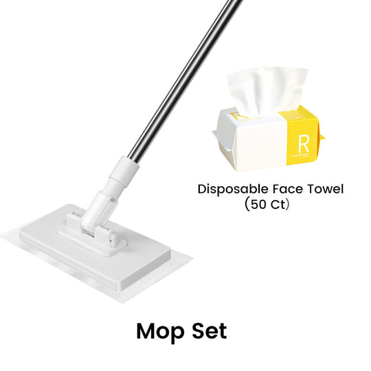 🏆 LAST DAY! 50% OFF 🌿💦 Disposable dust mop with 4 reusable covers 🧹✨