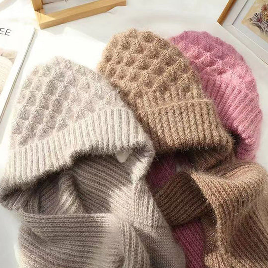 🎄Christmas Sale-50% OFF🎁Winter Versatile Knitted Hooded Scarf For Women