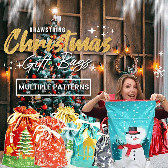 🔥Soldes de Noël -52 %🎅Le meilleur sac cadeau de Noël au monde avec cordon de serrage🎁