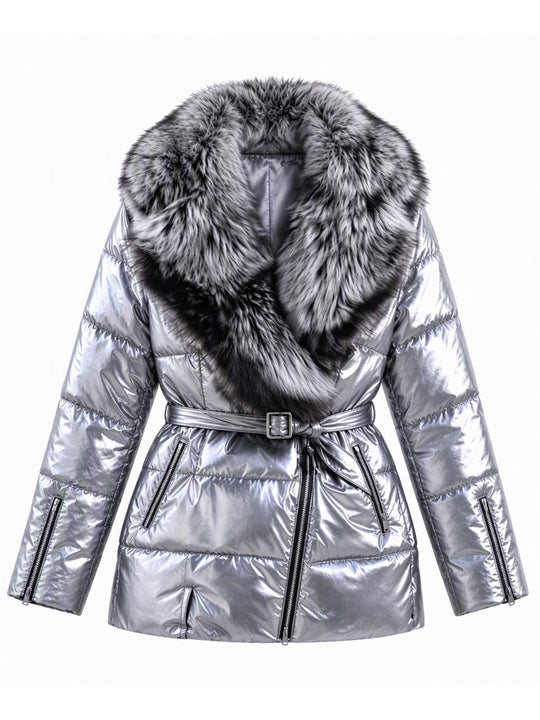 🖤Black Friday Sale:50% OFF🖤❄️Women's Padded Jacket with Faux Fur Collar