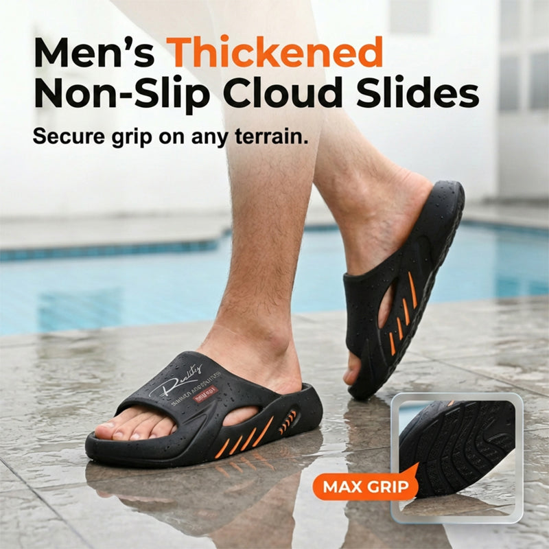 🥳SUMMER HOT SALE🥳💞50K+ SOLD!💥30% OFF! 🔥Non-Slip Thick Sole Cloud Slides for Men