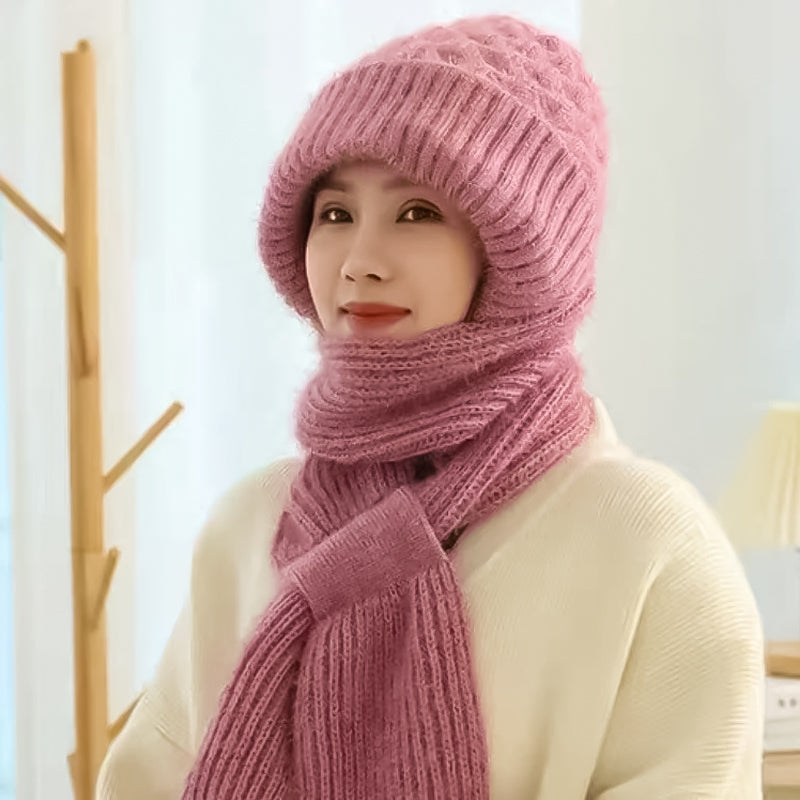 🎄Christmas Sale-50% OFF🎁Winter Versatile Knitted Hooded Scarf For Women