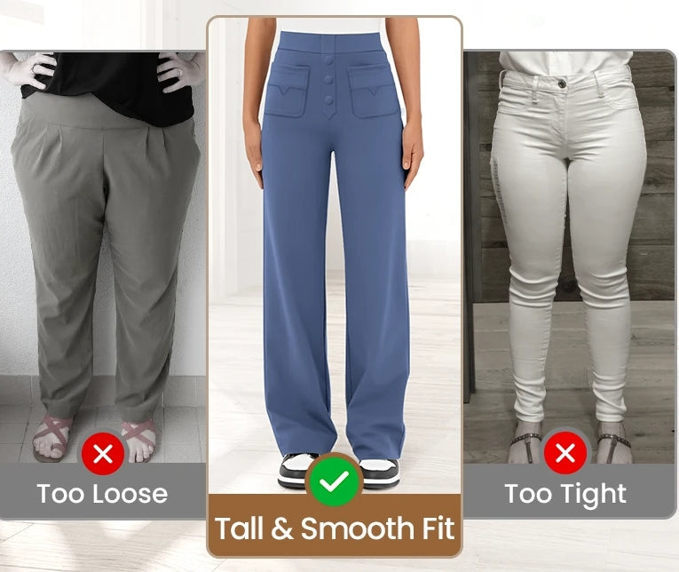 💖LAST DAY SALE 50% OFF💖2026 Women's New Type Casual High Waist Stretch Pants
