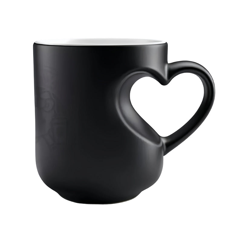 🎁Teacht Nua 2026 Lascaine 30%💥Mug Ceirmeach Láimhseála Croí atá ag Athrú Dath do Lá Vailintín ☕