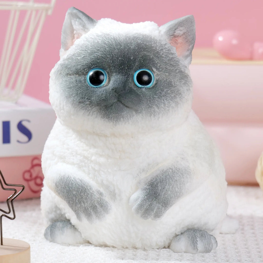 LIMITED-TIME 30% OFF! ✨Soft and Cuddly Cat – Stress-Relief Squeezable Toy
