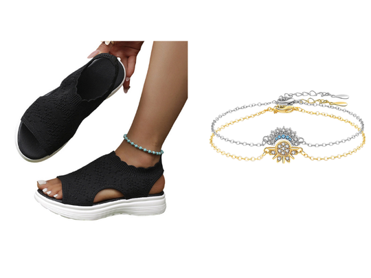 👡💐 Women's Breathable Knit Platform Sandals – Air-permeable knit upper, cushioned sole & lightweight comfy summer footwear ✨