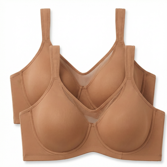 ⏳💐Hot Sale Only £7.99!!!🖤Women's Elegant Sheer Full Coverage Non-padded Plus Size Bra