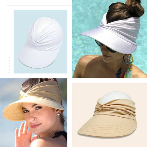 💕UPF 50+ Sun Visor Ponytail Hat