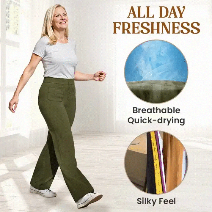 💖LAST DAY SALE 50% OFF💖2026 Women's New Type Casual High Waist Stretch Pants