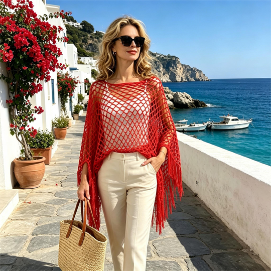 🏆 Last Day 30% OFF💐Summer Metallic Crochet Cover-Up – Lightweight, Flowy & Effortlessly Stylish summer outfit