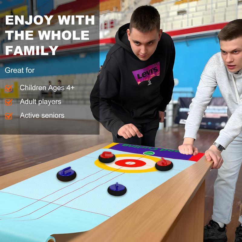 💗Nuevo juego de curling familiar de mesa 2025☄️☄️ ¡Divertido, atractivo y perfecto para todas las edades!