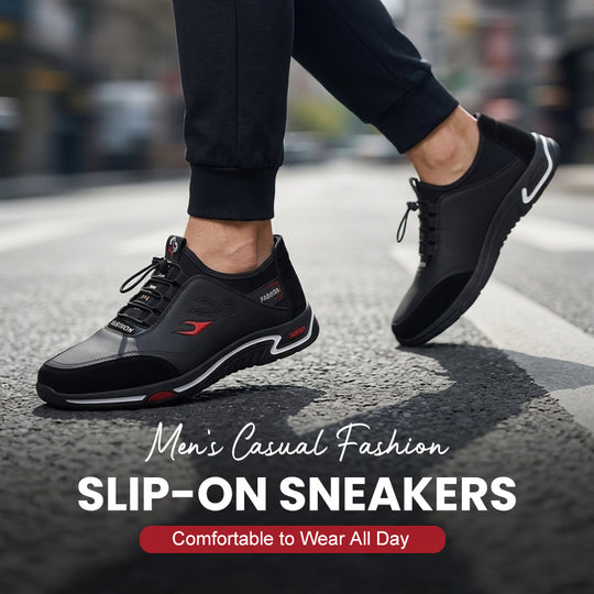 👞50% OFF!✨Men's Slip-On Shoes – Lightweight, Breathable🏃‍♂️