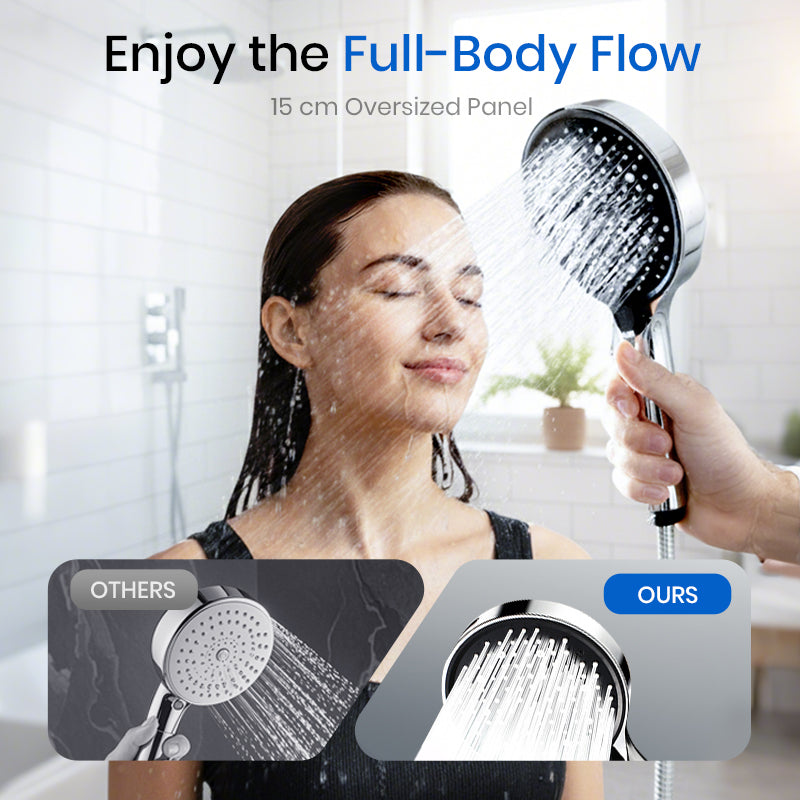 💐50 % RABATT! Justerbart dusjhode med høyt trykk – forfriskende 360° dusjing 💧🚿【Begrenset tilbud】