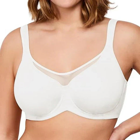 ⏳💐Hot Sale Only £7.99!!!🖤Women's Elegant Sheer Full Coverage Non-padded Plus Size Bra