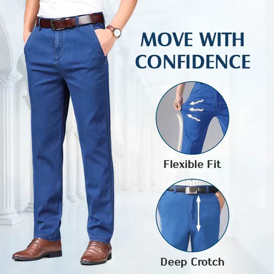 🔥Hot Sale - 49% OFF🔥Men’s High Waist Straight Fit Jeans