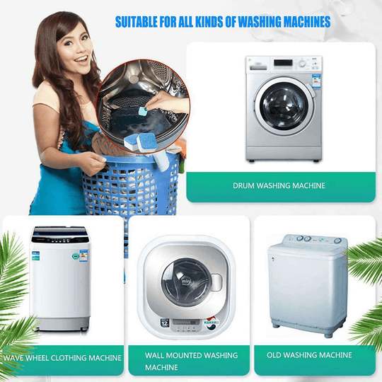 💐50% OFF! 🔥50K+ sold！Washing Machine Cleaner – Fast action, no rinse, for all machine types 🌀⏱️【Exceptional Price】