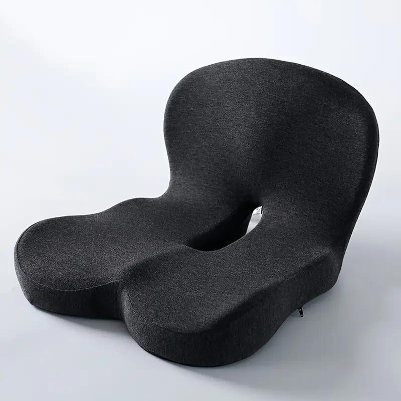 💎 Non-Slip Memory Foam Seat Cushion – Sciatica Relief, Breathable Mesh & Universal Fit for Car, Office & Wheelchair