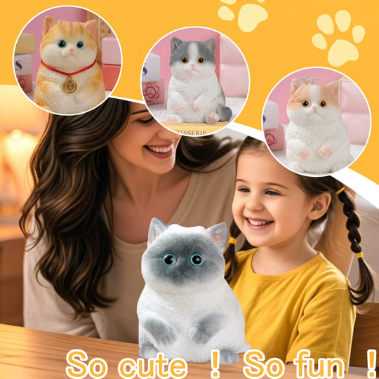 🎁Time-Sensitive Exclusive Deal!🐱Soft and Cuddly Cat – Stress-Relief Squeezable Toy❤️