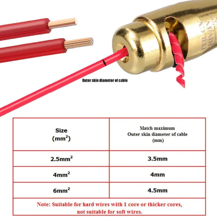 Rotating Wire Stripping Tool
