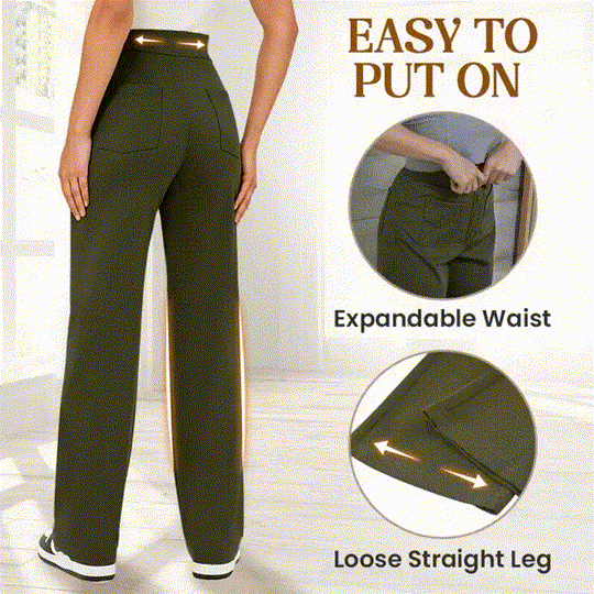 💖LAST DAY SALE 50% OFF💖2026 Women's New Type Casual High Waist Stretch Pants