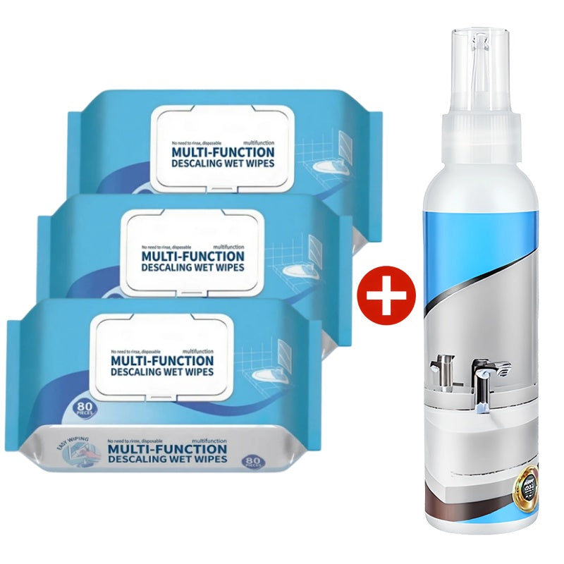 Multi-function Bathroom Descaling Cleaning Wipes