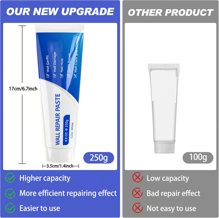🏆Special Price ￡7.99!!🔬 2026 Innovation | Wall Repair Paste | Fills Cracks & Holes in 1 Step 🏠【Flash Sale】