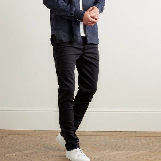 👖Heren casual slim-fit effen broek + riem