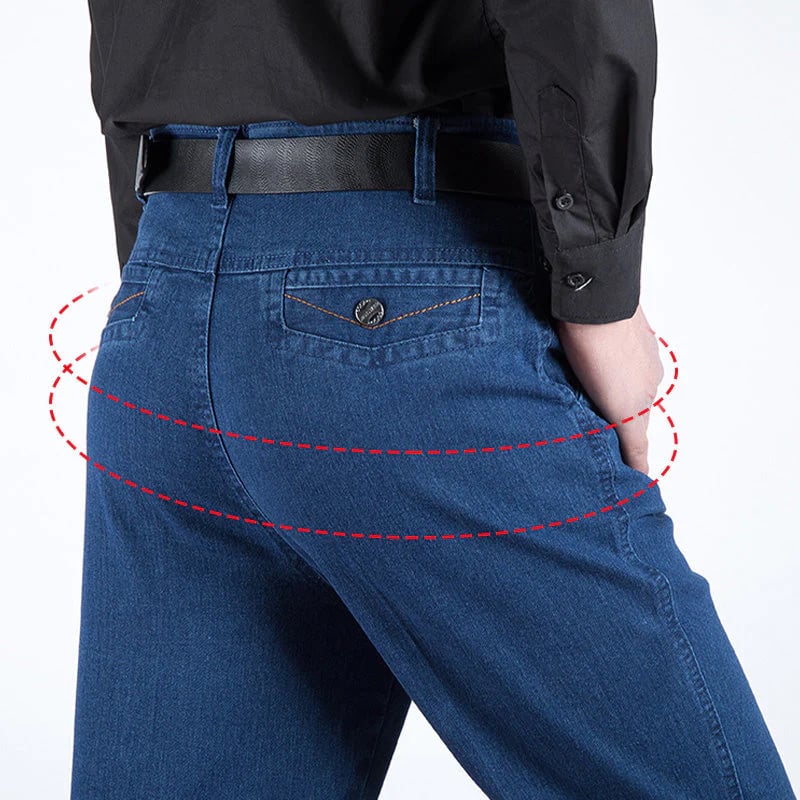 🔥Hot Sale - 49% OFF🔥Men’s High Waist Straight Fit Jeans