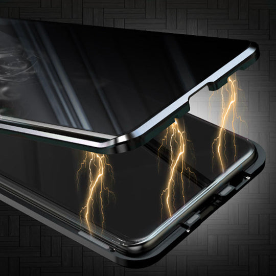 Anti-peeping Magnetic Tempered Glass Double-sided Phone Case For Samsung S25-21 Series