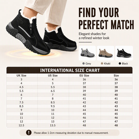 👟 Zip On & Go | Men's Warm PU Leather Casual Sneakers ⚡ Free Shipping