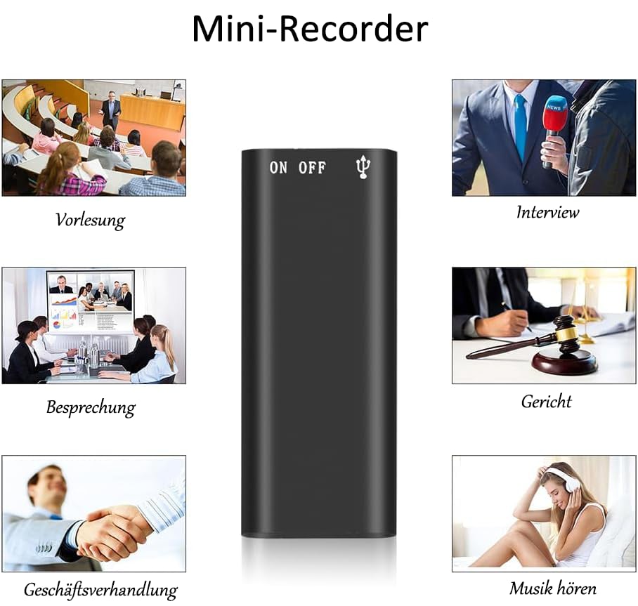 🔥2026 New Arrivals: 30% Off for a Limited Time!🔥 – Smart Sound Capture, Compact & Easy to Use, Long Battery Life 🔋