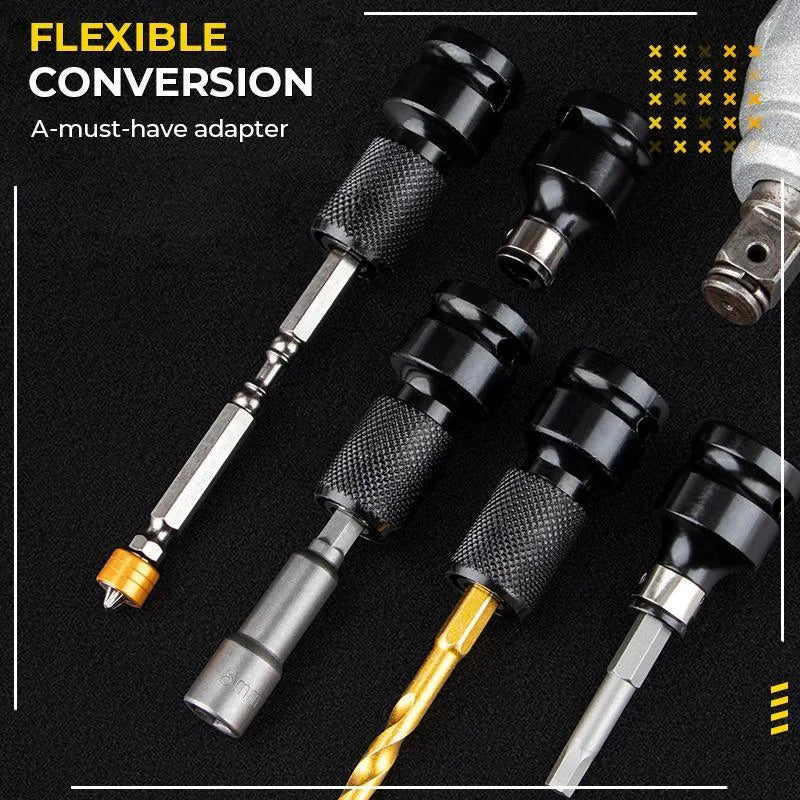 📢📢50% OFF !! ⏰ 1/4" Hex Shank Socket Converter – 1/2" to 1/4", Quick Release ⚙️