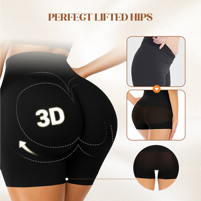 🔥Women's High-Waisted Ice Silk Tummy Control and Butt Lift Underwear