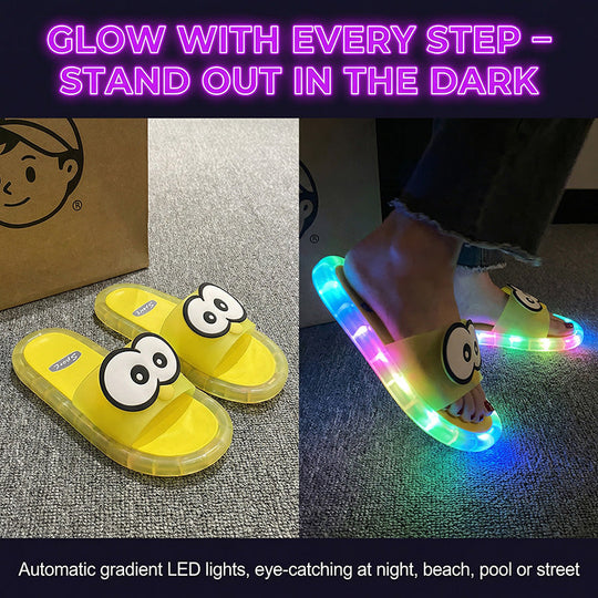 🩴New arrival 20% OFF!⛱️👣Cute slippers with cartoon motifs that glow