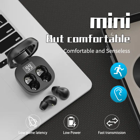 🎁2026 New Arrivals 50% OFF💥Mini Wireless Earbuds With LED Digital Display Case🎶✨